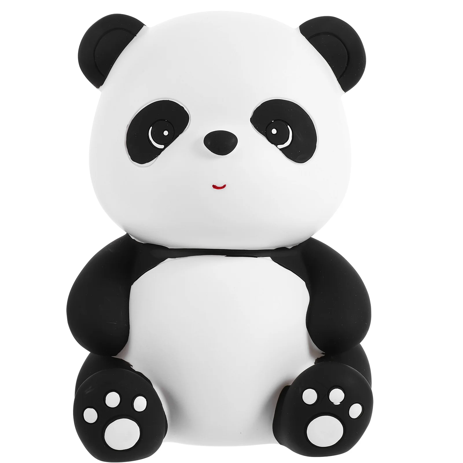 

Cartoon Panda Shape Piggy Bank Sitting Panda Cute Vinyl Panda Piggy Bank Unbreakable Sitting Panda Shaped Coin Money Bank