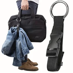 Compact Travel Luggage Strap with Quick-Release Buckle and Jacket Holder (BPA034-BLA)