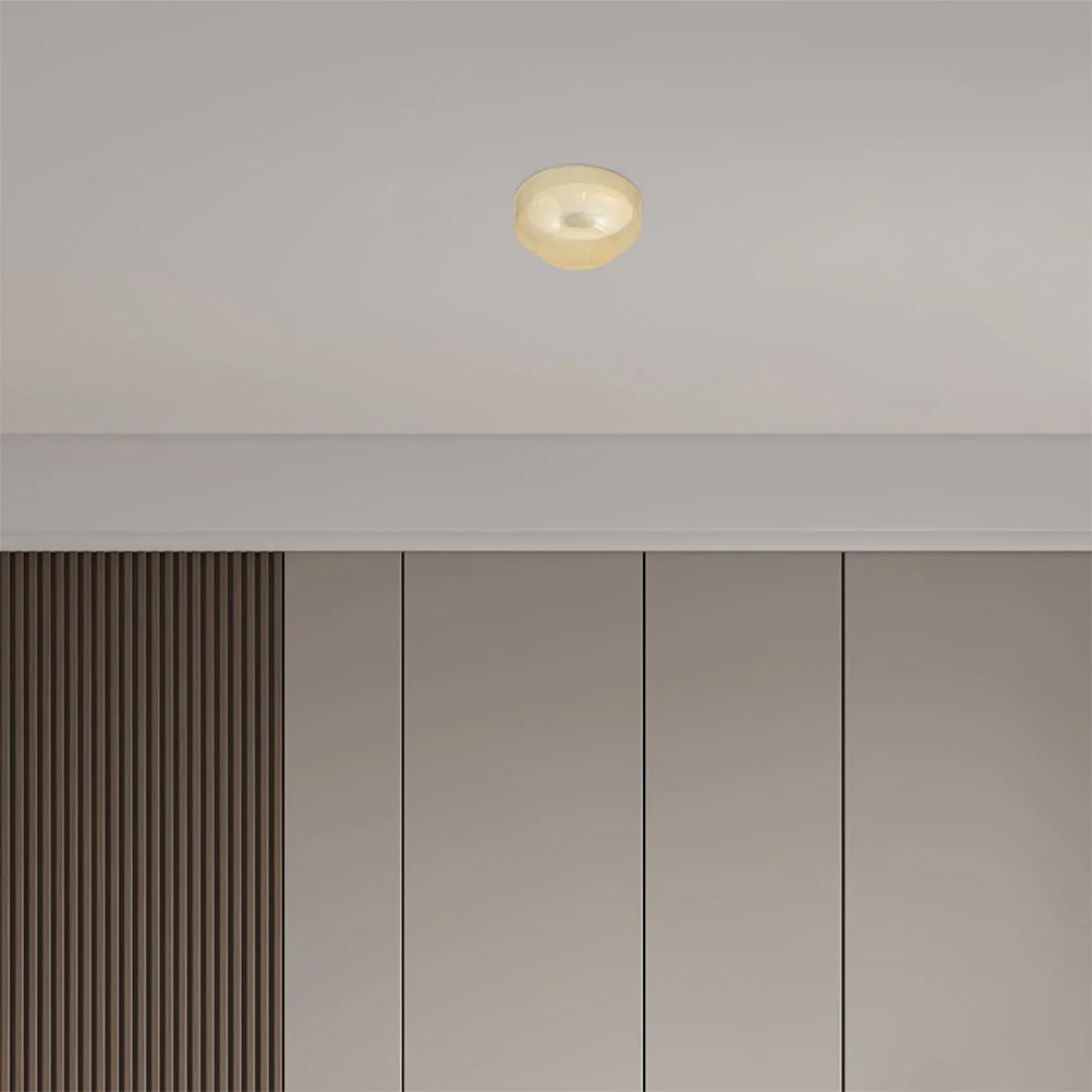 6 Pcs Smoke Cover Plate Protective Smoking Alarm Fire Safety Beige Flexible Dust