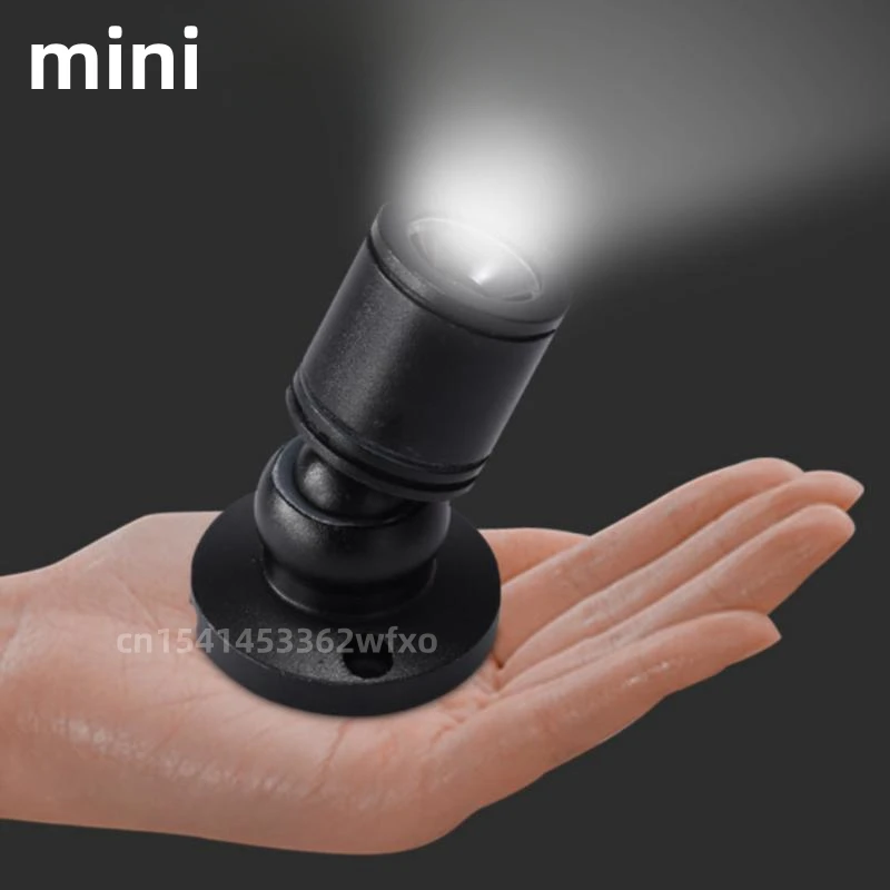 Mini Dimmable 3W LED Spotlight Ceiling Lamp 110V-220v Downlight Angle Can Be Adjusted Wall Lights for Home Commercial Lighting