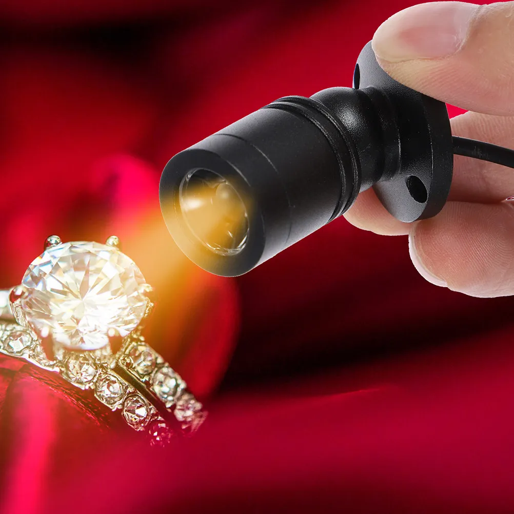 2Pcs USB LED 스포트라이트 미니 소형 스포트라이트 실내 캐비닛 쥬얼리 디스플레이 쇼케이스 조명 부식 방지