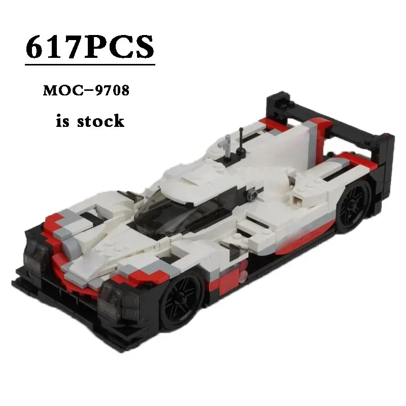 

Classic 919 Hybrid Scale 1:20 MOC-9708 Champion Car 617pcs Kids Building Blocks Toys Christmas Gifts DIY Birthday Gifts