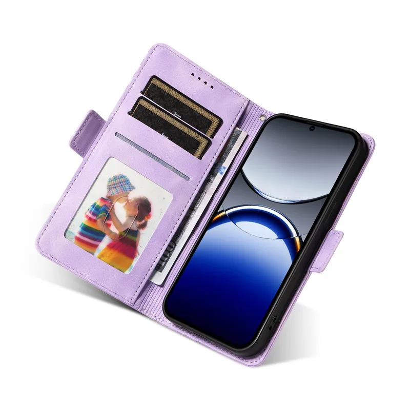 Premium Wallet Flip Case - Magnetic Leather Protective Phone Cover