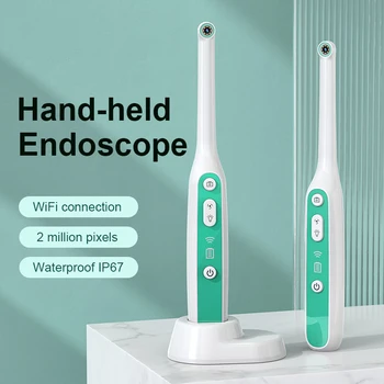 INSKAM Telecamera visiva per bocca WIFI Telecamera per esame bocca IP67 Impermeabile 1440P Telecamera per endoscopio Strumento di ispezione del sistema di immagini da 2 MP