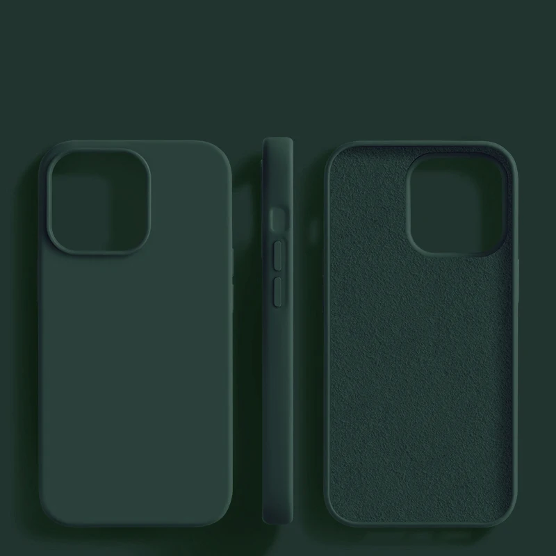 Premium Liquid Silicone Luxury Soft Case - Phone Accessories