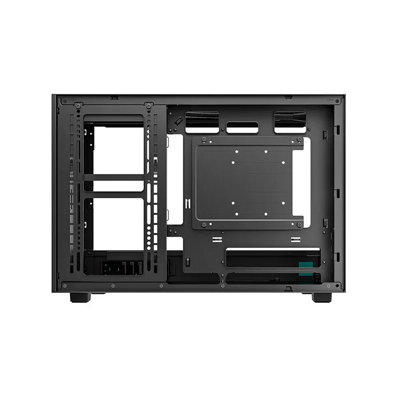 DEEPCOOL CH260 컴퓨터 케이스 M-ATX 백 플러그 마더보드는 360Water Cooling ATX 전원 공급 장치 Type-C 인터페이스 데스크탑을 지원합니다.