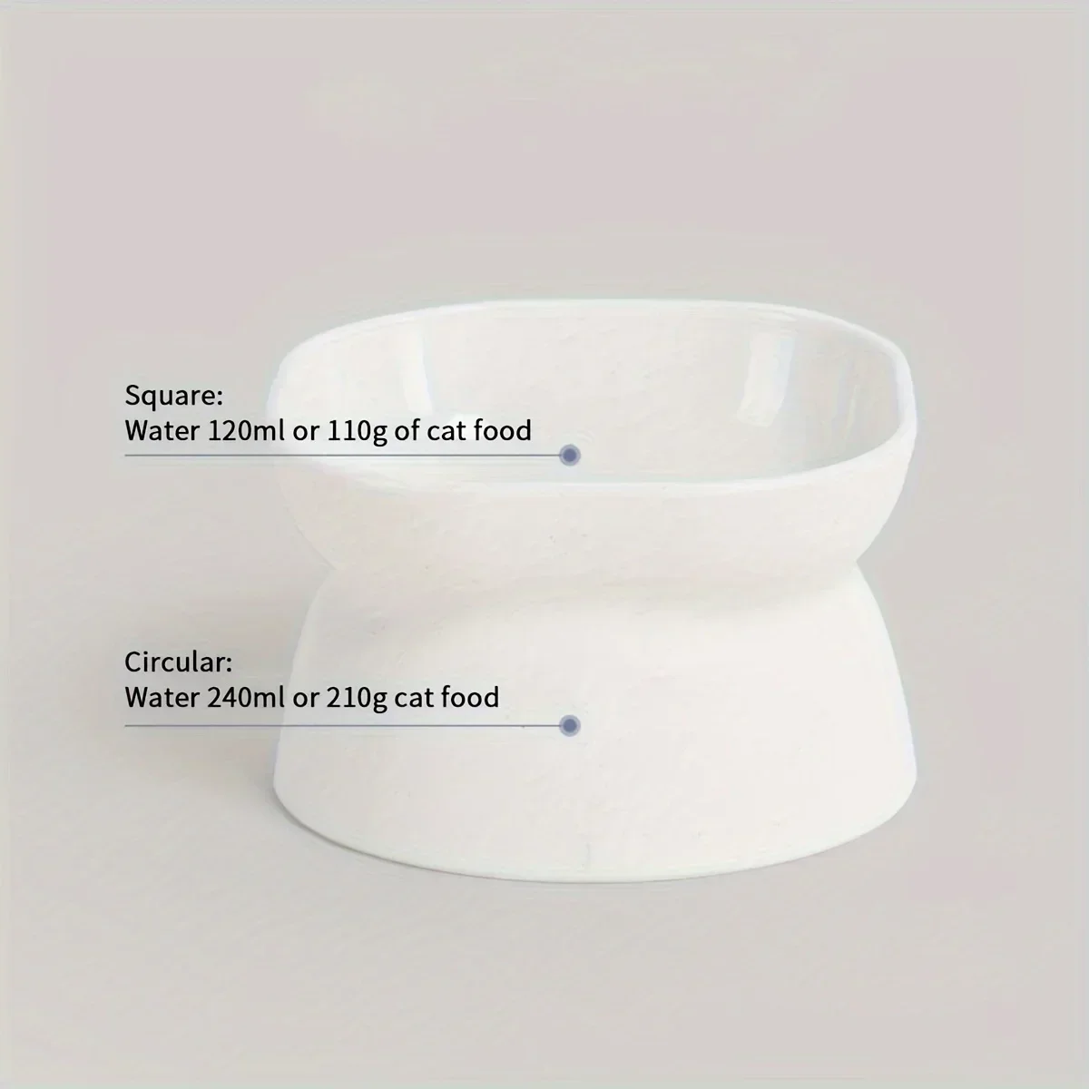 1pc-Pet Inclined Feed Bowl, Cat and Dog Dining Bowl, Pet Neck Protection