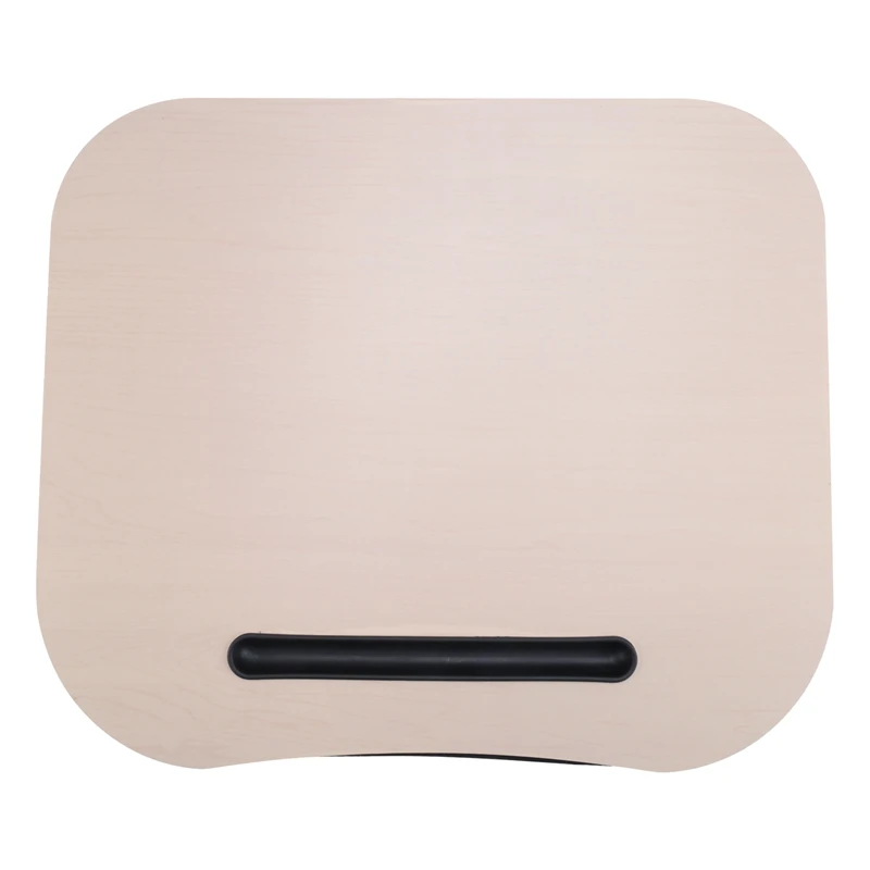 A76F-Desk Bed Cushion Knee Lap Handy Computer Reading Writing Table Tablet Tray Cup Holder Laptop Stand Cushion Desk Office Lapt