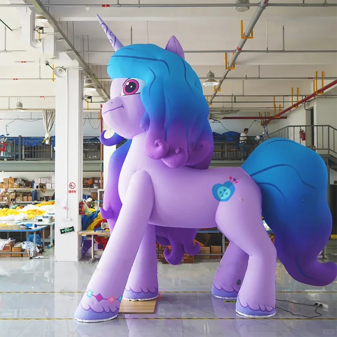 Giant Inflatable Unicorn Air Blow Cartoon Unicorn Balloon with