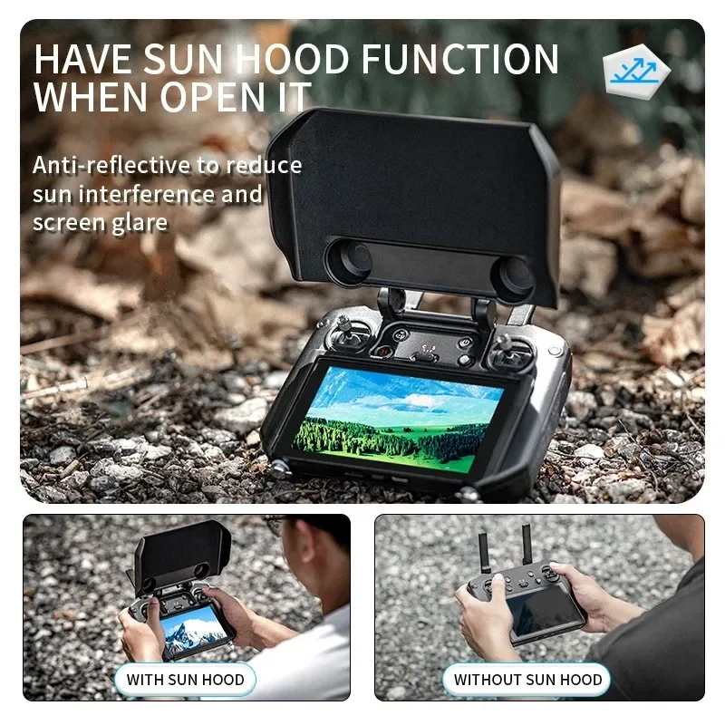 STARTRC 2 in1 Sun Hood Sunshade Joysticks Screen Protetor for Mavic 3 Classic/Mini 3 Pro Accessories/Mini Dji 4 Pro Ekipman