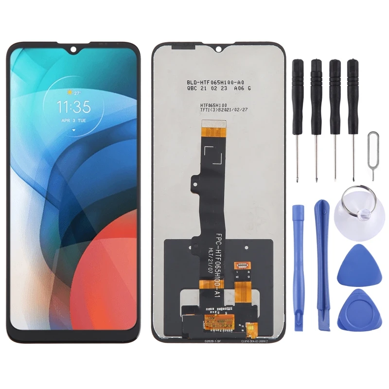 

Оригинальный ЖК-экран для Motorola Moto E7 с дигитайзером, полный комплект, дисплей для телефона, сенсорный экран, ремонт, Запасная часть