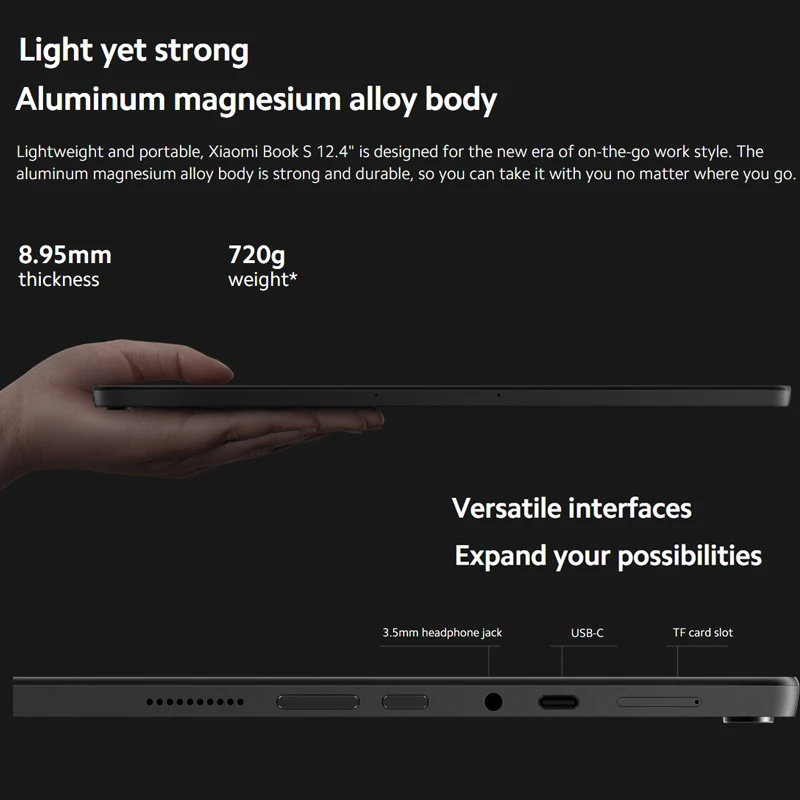 Xiaomi présente le XiaomiBook S, son PC deux-en-un sous Windows 11