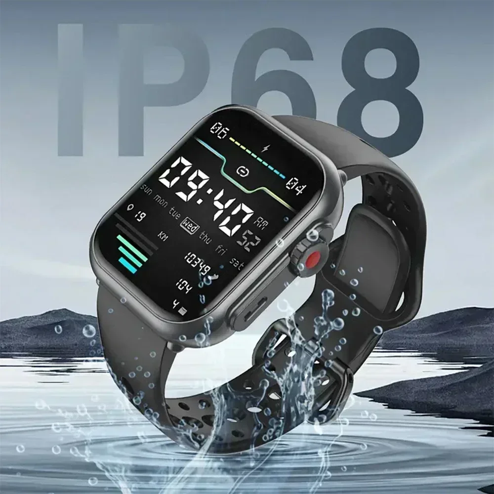 Watch Ultra K62 Men Women 1000mAh AMOLED 100+Sport Heart Rate HD Bluetooth Call GPS Track Waterproof Smart Watch For iOS Android 6