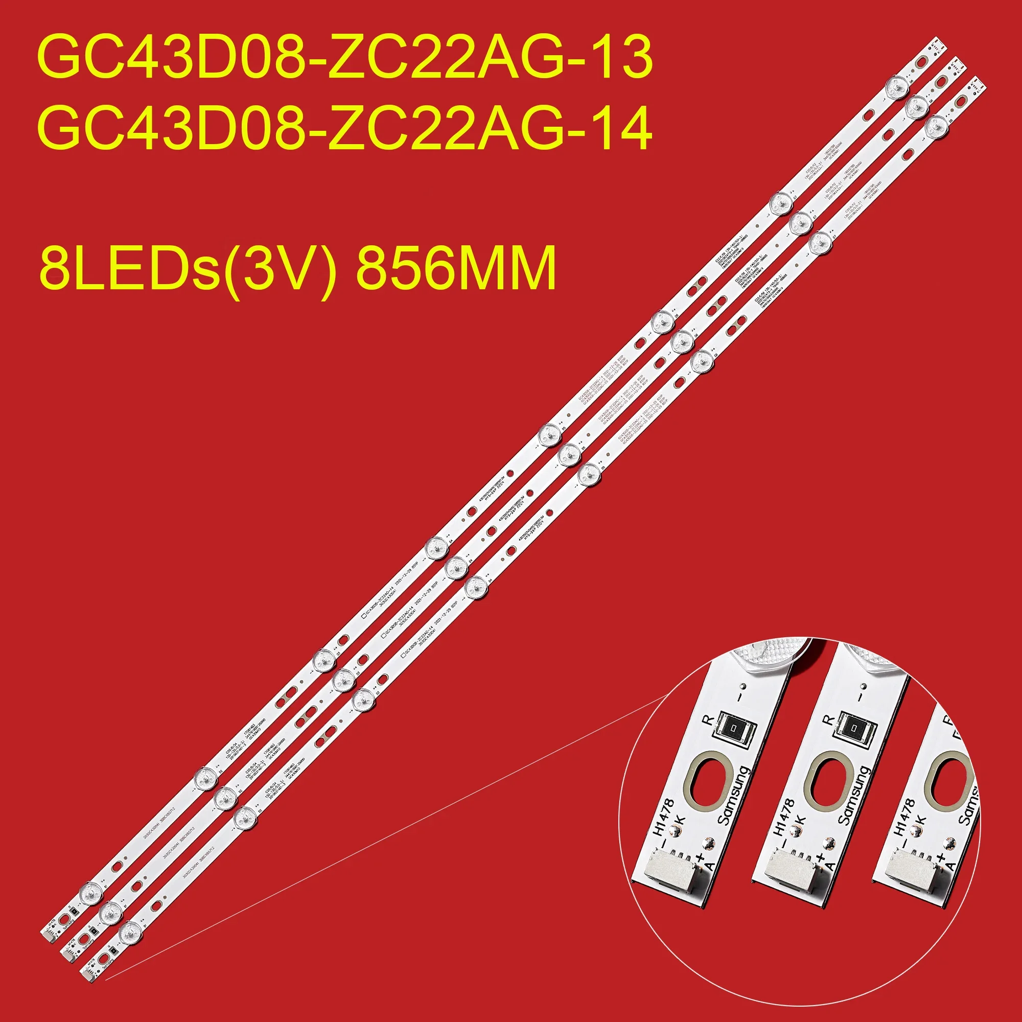 LED-UN43J5202-UE43J5202-UE43J5202AU-UE43J5272AU-GC43D08-ZC22AG-13-14-15 ...
