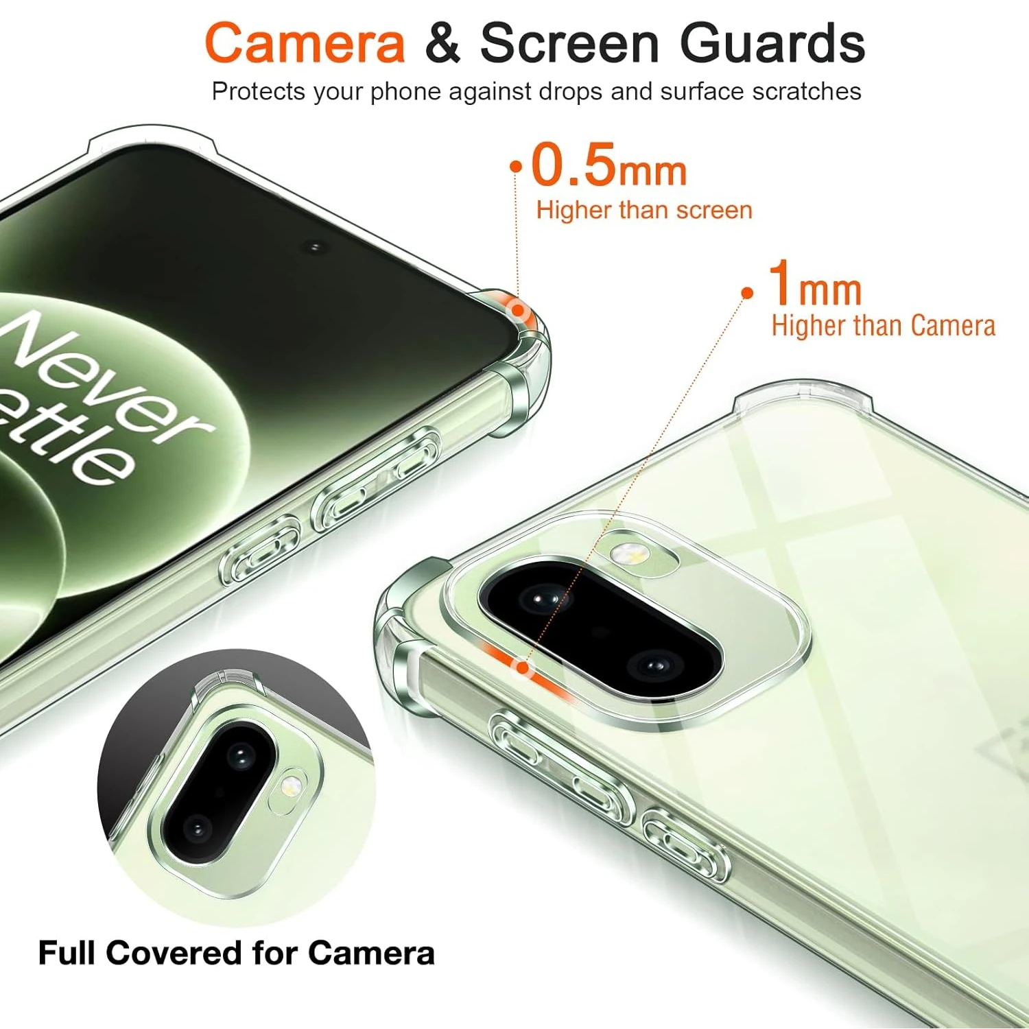 Shockproof Bumper Protective Phone Case with Reinforced Corners