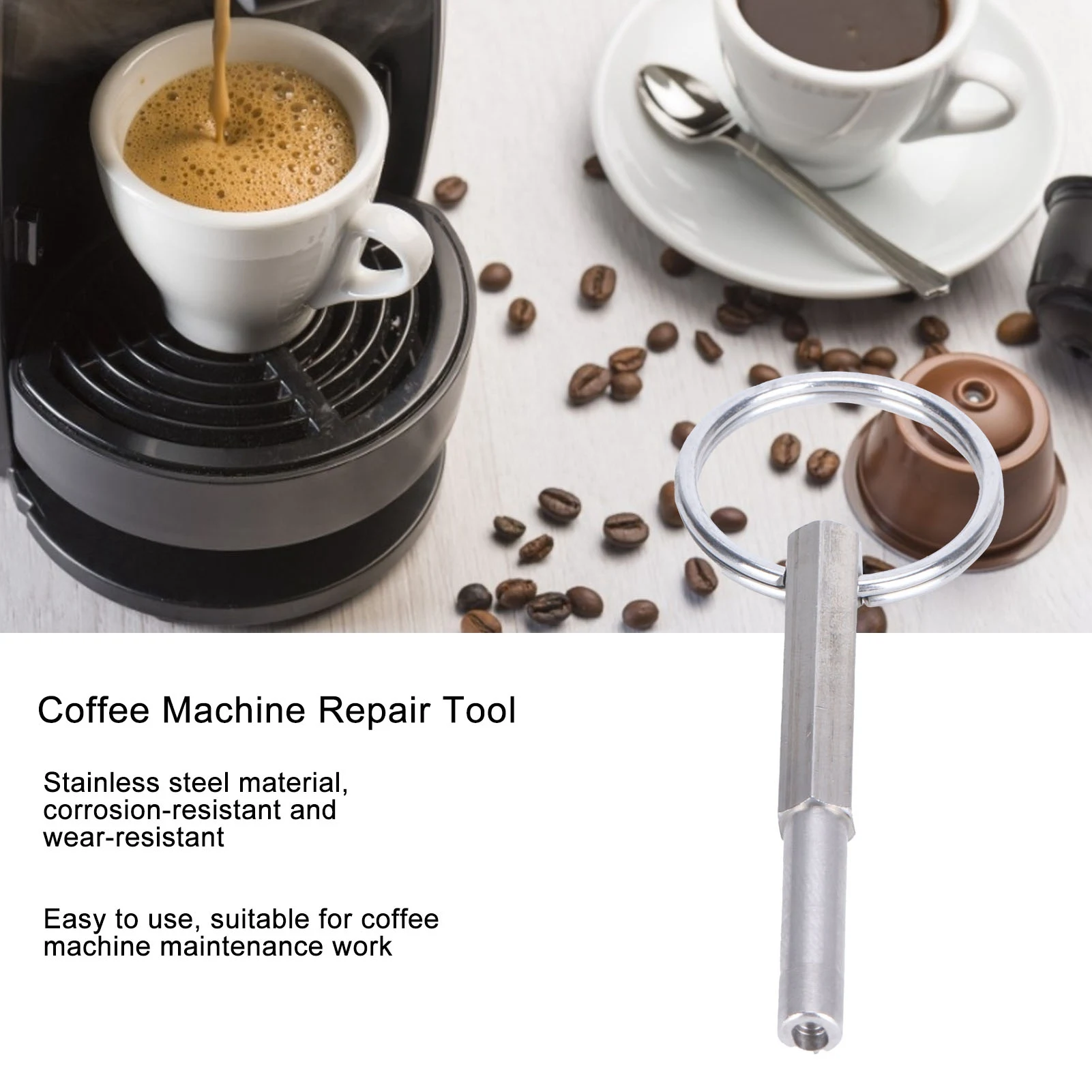 Description Picture 2 of itemCoffee Machine Repair Security Tool Key Open Security Oval Head Screws Special Bit Key Removal Service For Coffee Machine