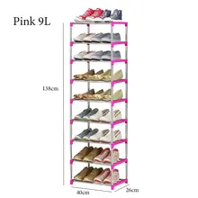 

Shoe Rack Multi-layer Simple Shoes Organizer Saving Space Home Dorm Entryway Shoes Storage Shelf Removable Shoe Cabinets