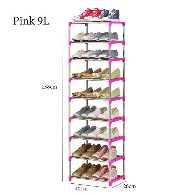 Shoe Rack Multilayer Simple Shoes Organizer Saving Space Home Dorm Entryway Shoes Storage Shelf