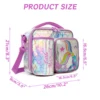 Girls Lunch Bag Mermaids and Alpacas Cute Polyester Lunch Bag for Picnic Outing School Best Gift for Girls 2