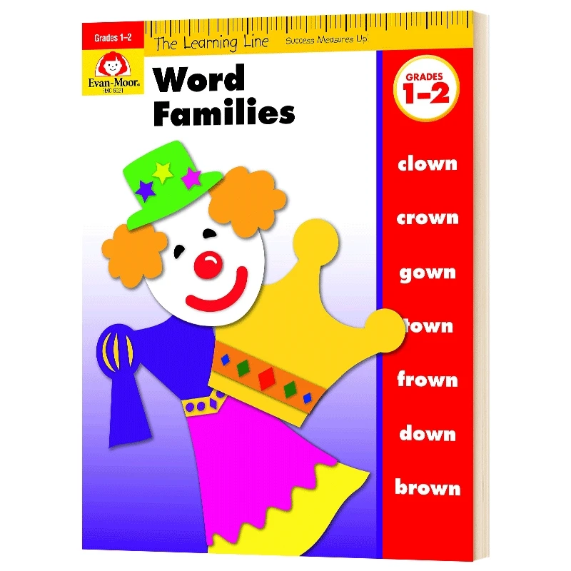 

Evan-Moor Word Families (Learning Line), Children's books aged 6 7 8 9 English Word Handwriting Workbook books 9781596731837