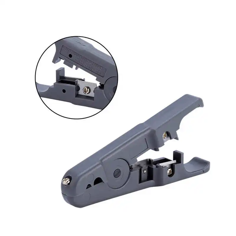 Adjustable Wire Stripper UTP/STP Network Cable Stripping Pliers For Round/Flat UTP STP Telephone |