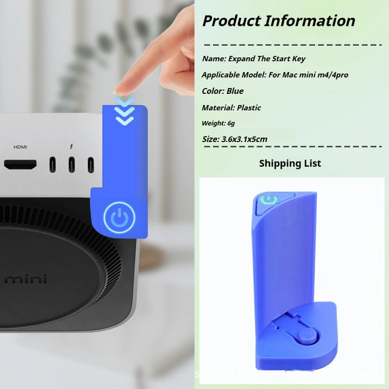 For Mac Mini M4 Modification With Top Power Button For Mac Mini M4