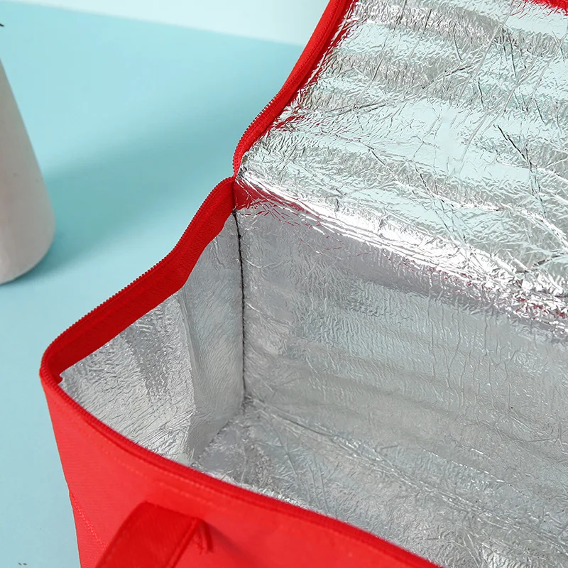 Portable Thermal Insulated Cooler Box Large Outdoor Camping Lunch Bento Bags Trips BBQ Meal Drink Zip Pack Picnic Supplies