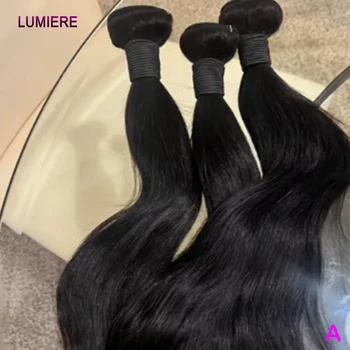 28 30 32 Inch Bone Straight Human Hair Extensions Brazilian Bundles 100% Virgin Raw Human Hair 3 4 Bundles Hair Weave Extension 1