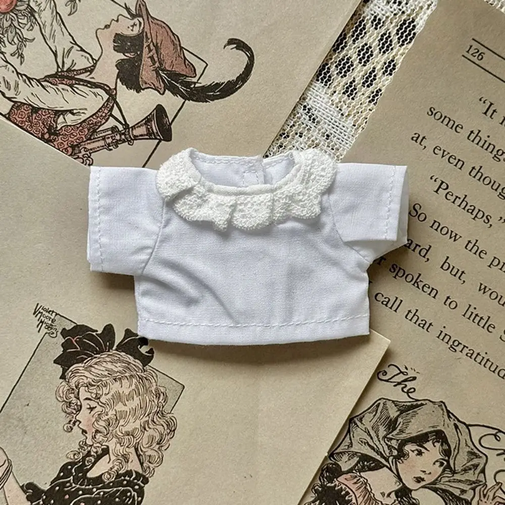 Bow Doll Dress Up Clothes Cotton Mini Cute Exquisite Doll Skirt Pink Plaid Kawaii Mini Doll Skirt 10-15cm Doll