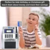 Electronic Piggy Bank ATM Password Money Box Cash Coins Saving Box ATM Bank Safe Box Automatic Deposit Banknote Christmas Gift 4