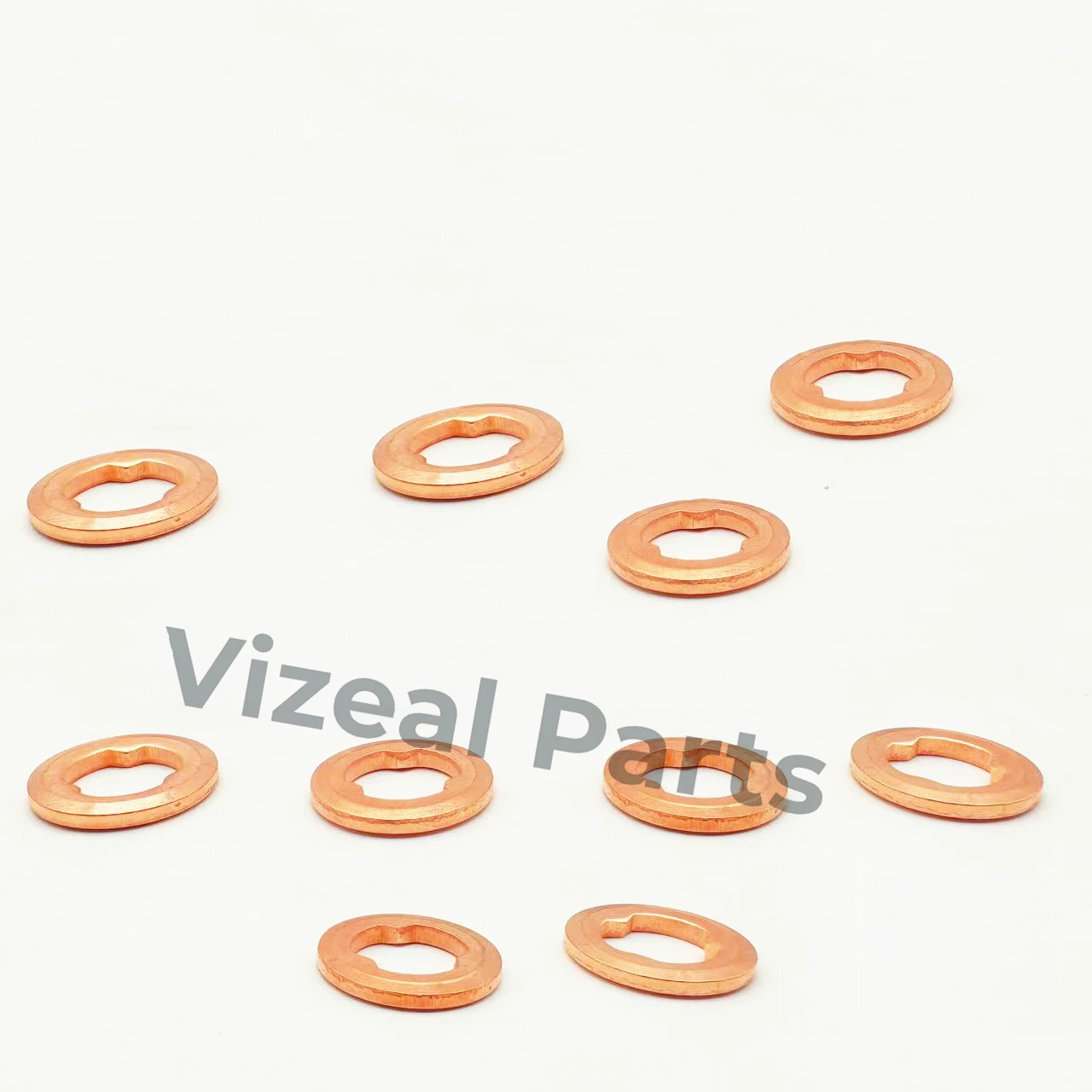 50PCS / 100PCS Fuel Injector Seal Copper Washer WE0113H51 WE01 13H 51 Gasket For Ford Mazda BT-50 BT50 Ranger PJ PK 2.5 3.0