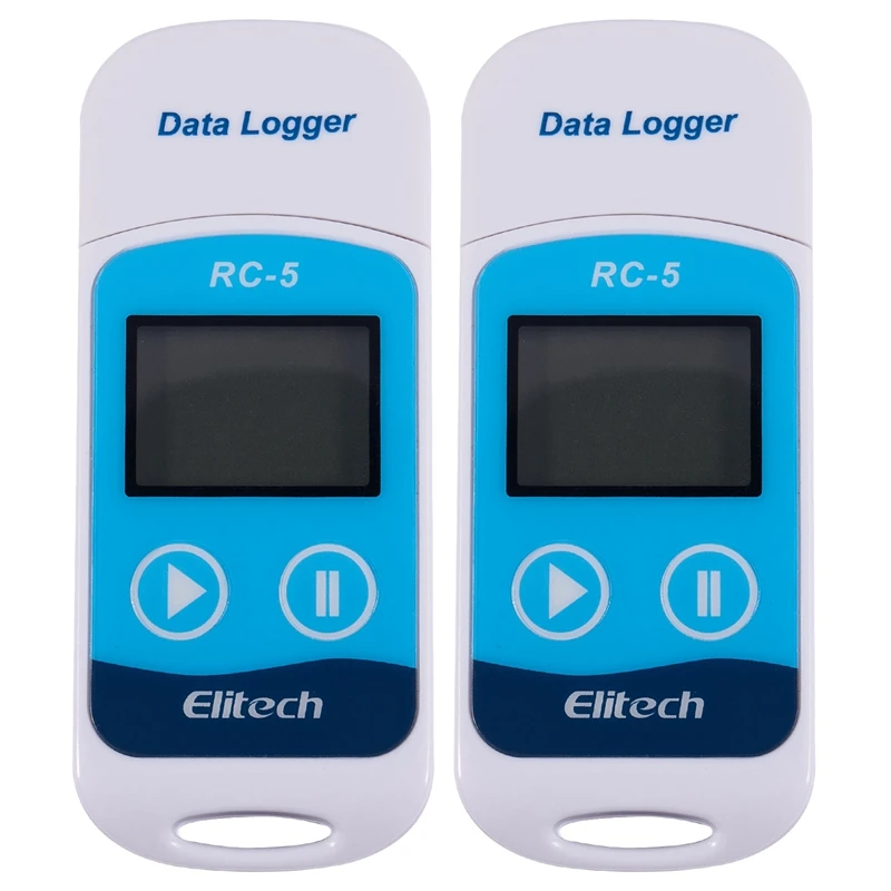 

2X ELITECH 32000 Point USB Temperature Data Logger Recorder Internal Sensor