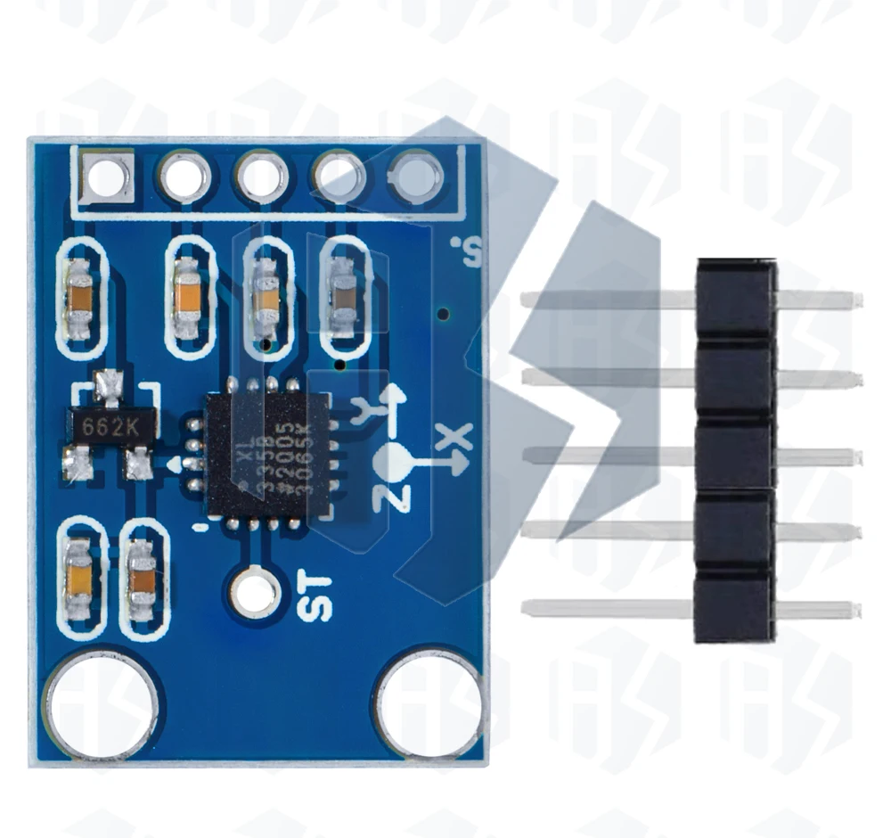 1 ~ 10PCS EGBO GY-61 ADXL335 Acelerometro 3-Achsen Analog Ausgang Beschleunigungsmesser Modul Winkelwandler 3V-5V – Detail 23