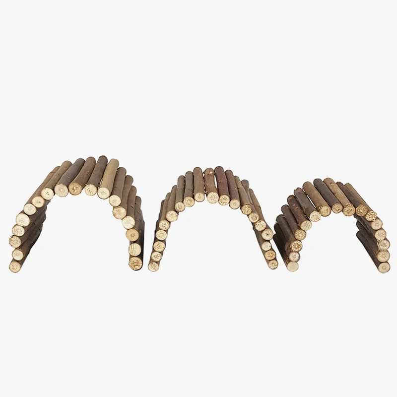 Pet Rat Accessories Wooden Bridge Toys for Rabbits Teething Supplies Small Animals Clmbing Ladder Chew Toy Juguetes Conejos pet toys,pet chew toys,hamster toy,pet teeth grinding toy,hamster climbing toy
