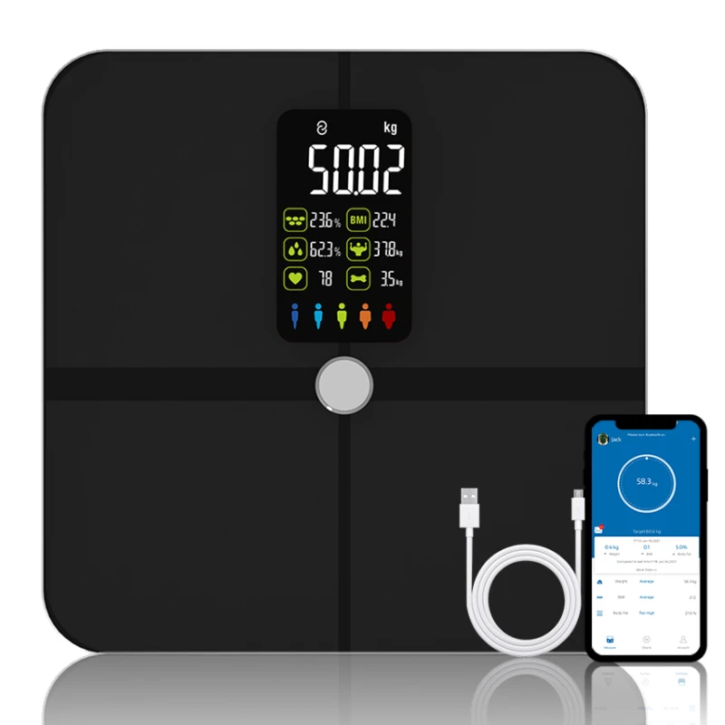 

LDFElectronic Digital Body Fat Scales Bmi Smart Scale Measuring Weighing Scales