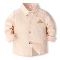 الربيع طفل رضيع وتتسابق الكورية موضة شهم قميص قطني بكم طويل قميص + السراويل + الأشرطة + التعادل الاطفال بوتيك الملابس مجموعات BC521 3