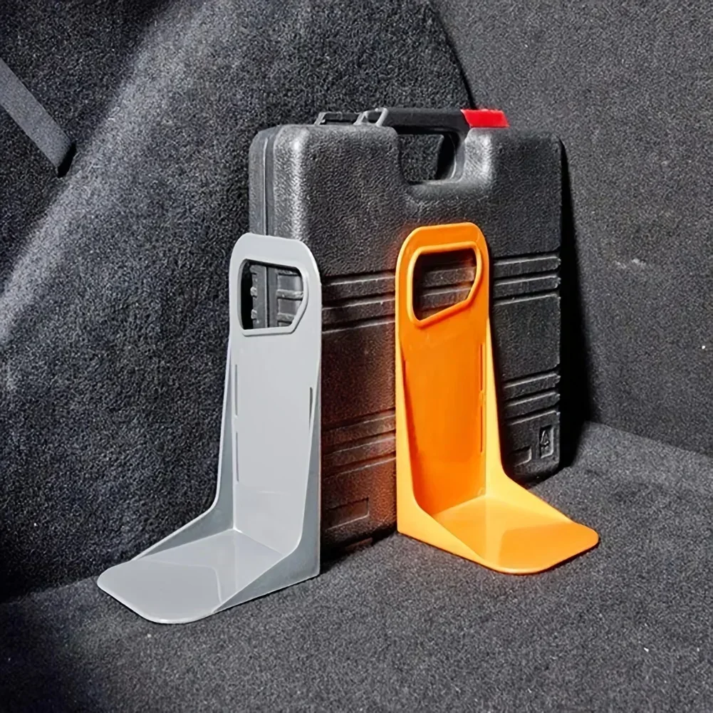 1pcs Multifunctional Car Back Auto Trunk Trunk Fixed Rack Holder Stand Anti Slip Plastic Baffle Luggage Anti Tilt Fixed Bracket