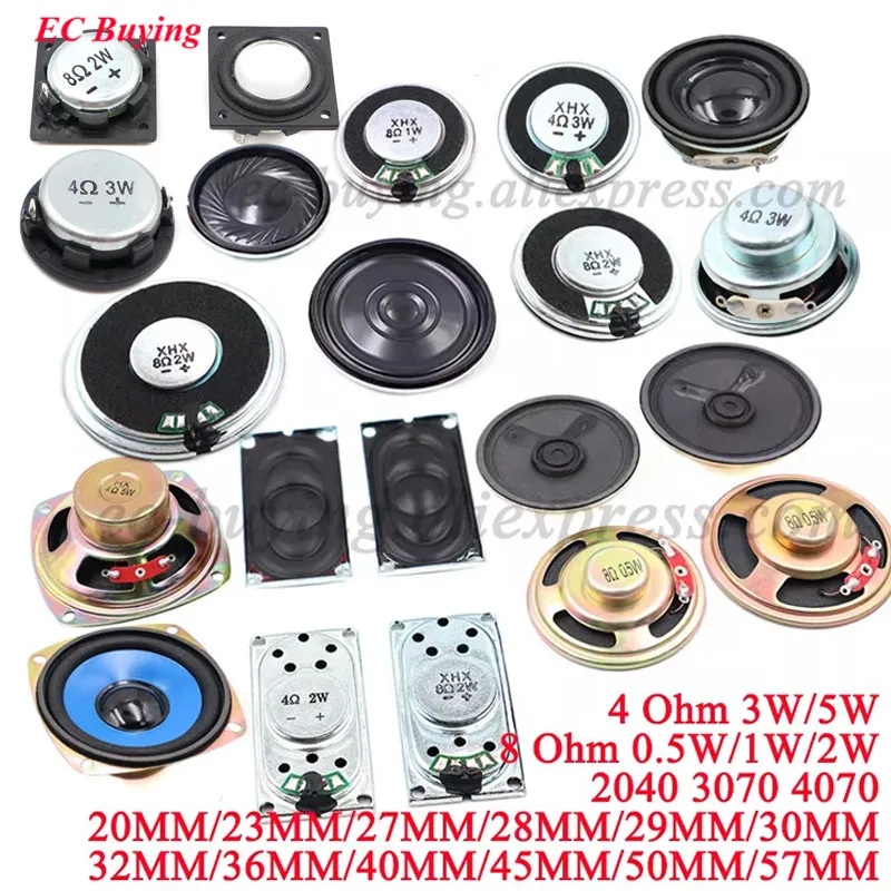 Altoparlante a Tromba 2 Pezzi 8 Ohm 1 W Altoparlante a Tromba 8 Ohm 1 W Altoparlante Audio Stereo Diametro 28 Mm