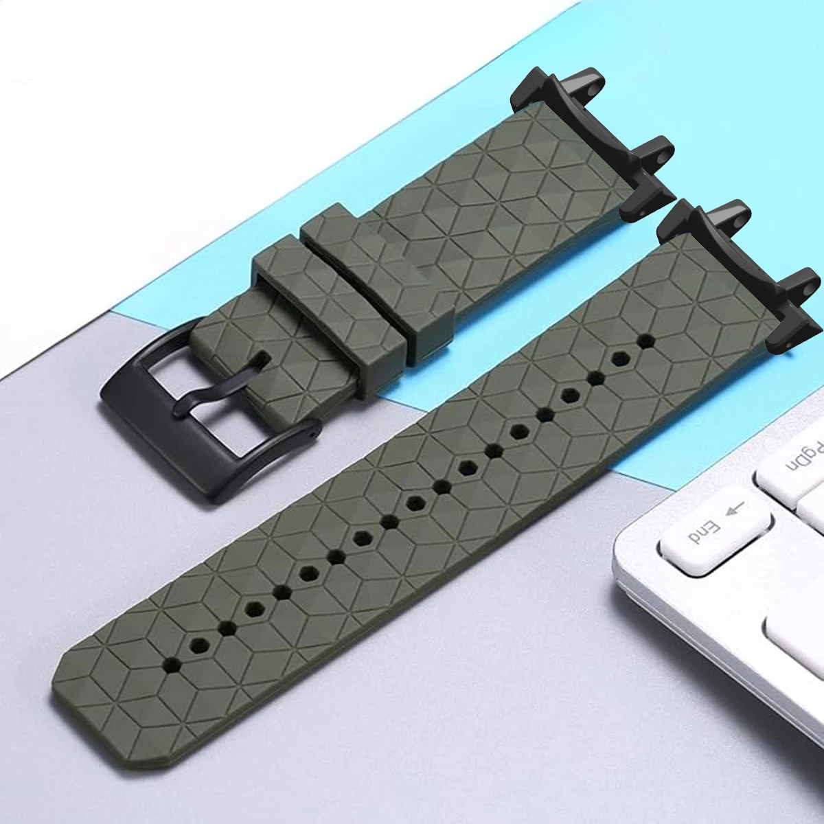 Silicone Sports Watchband Strap Bracelet