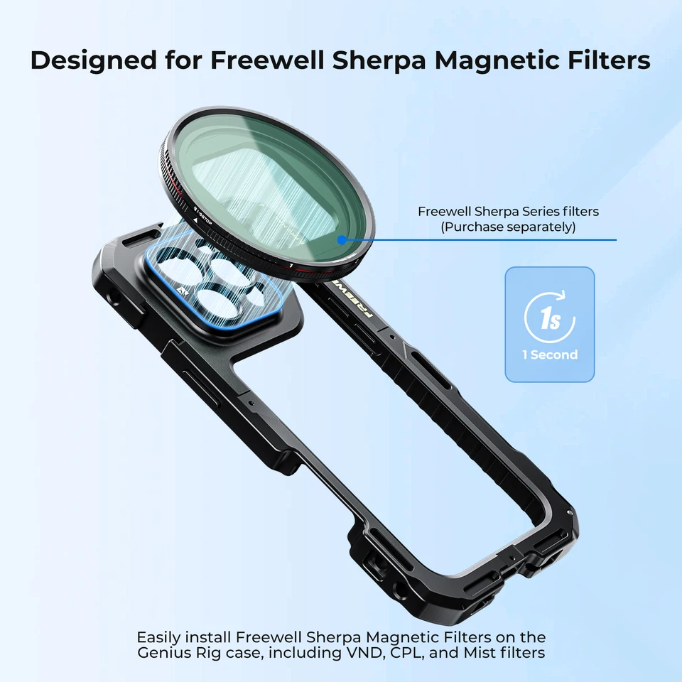 Freewell SmartPhone Genius Rig Cage Tripod Basic Kit for