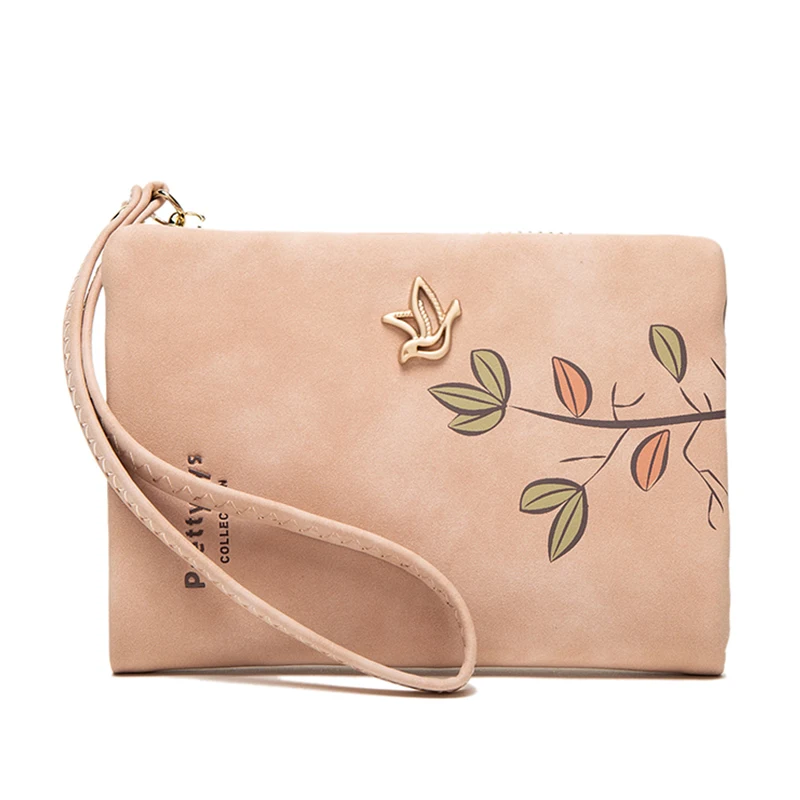 Fashion Fresh Flower Small Women Soft Leather Wallet Ladies Purses Designer Short Female Wallet Girl Cartera with Wristlet women wallet card wallet coin purse wallet zipper wallets women purse pu leather card bag transparent wallet