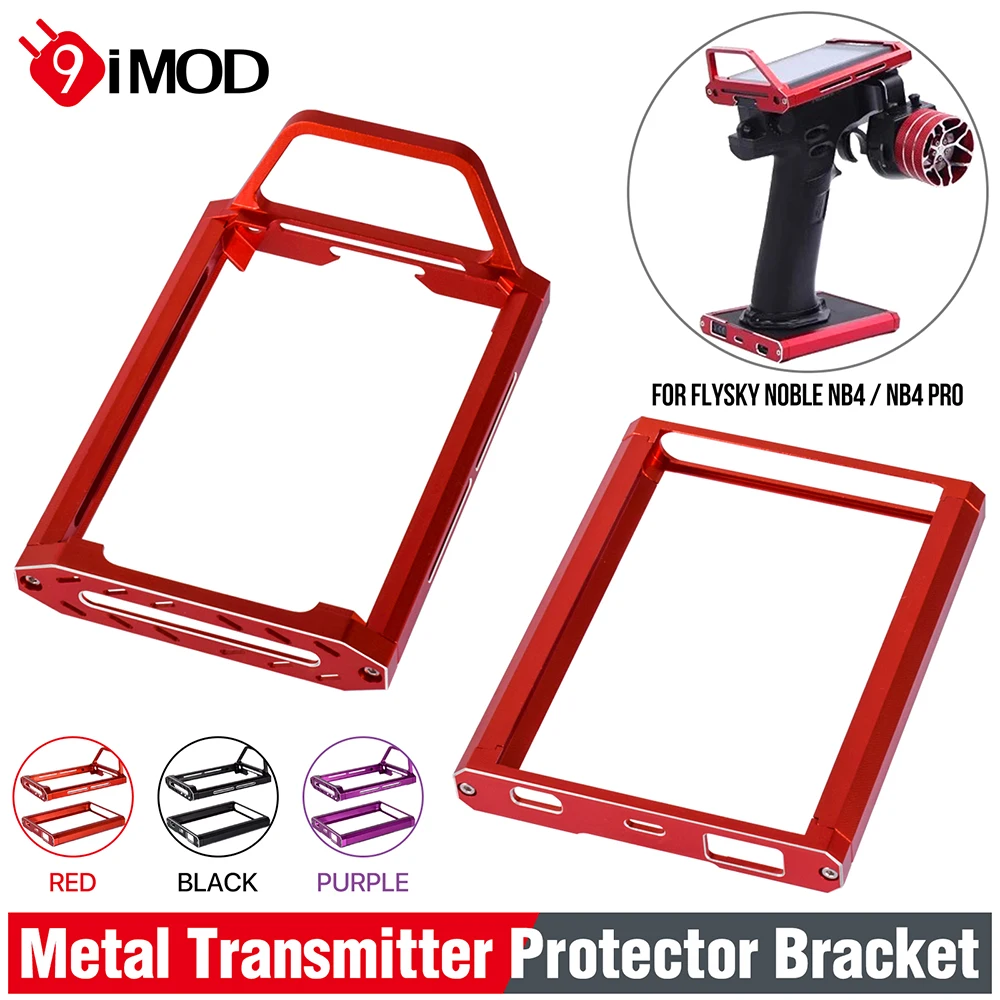 9IMOD Sender Schutz Halterung Für Flysky Noble NB4 / NB4 Pro Tragegriff Controller Bildschirm Rahmen Rüstung Upgrade Teile