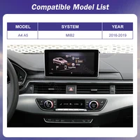 Nouveau Design sans fil CarPlay voiture multimédia pour Audi A4 A5 2016-2019 Support Airplay caméra Radio GPS voiture lecteur écran 3
