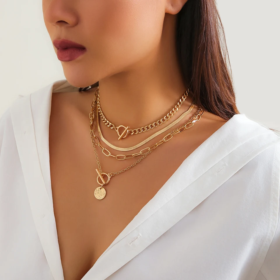 アクセサリー Octi Layered  Pendant Necklace アクセサリー Octi Layered Pendant Necklace Silver Island