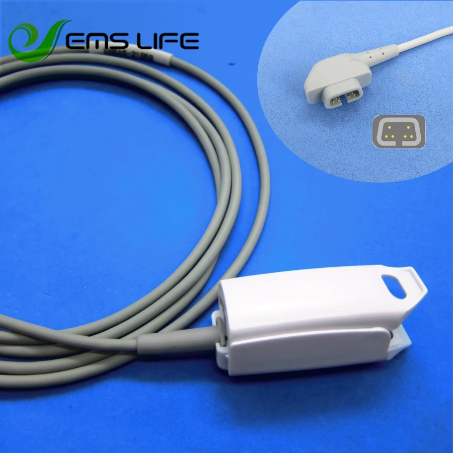 

Long Calbe Adult AWT Finger Clip SPO2 Sensor for Criticare CSI 6pin