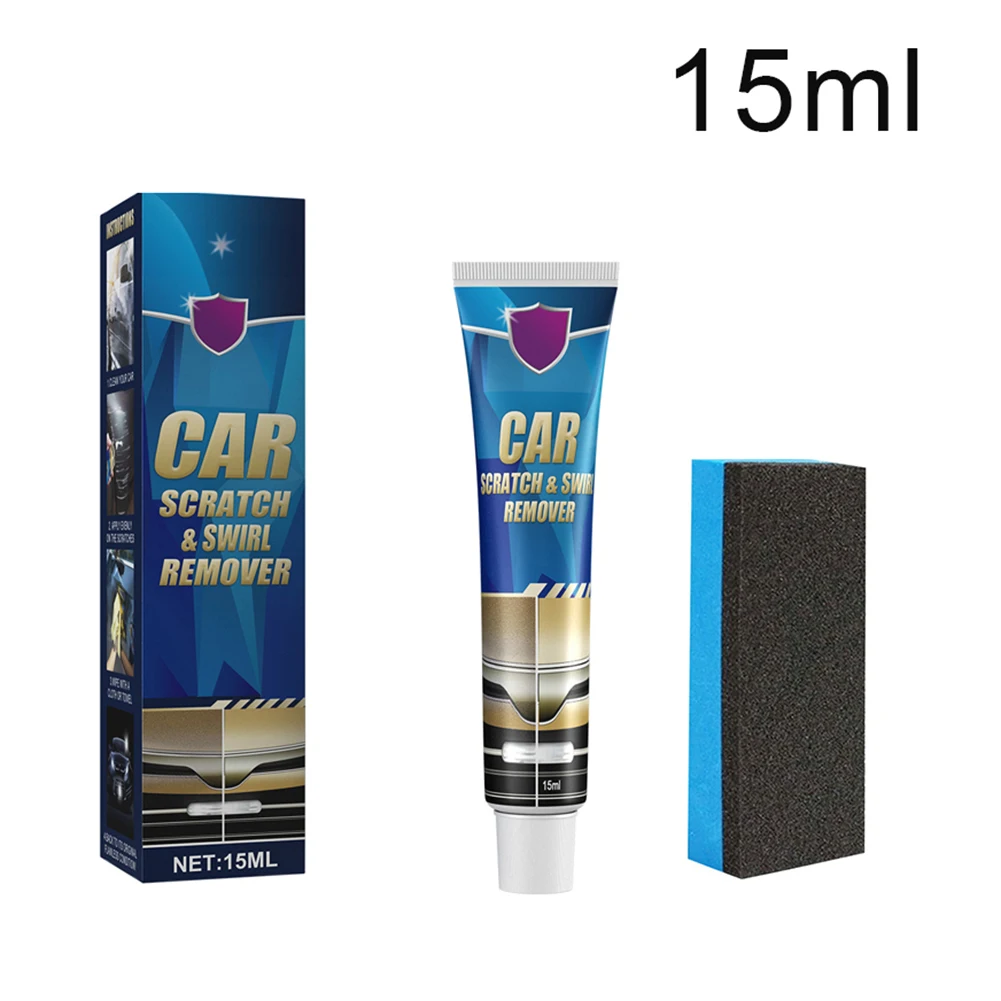 

1x 15/ 60/ 120ml Car Scratch Repair Cream Paint Care Scratches & Vortex Remover 10.6*3.1*3.1cm Universal Maintenance Parts