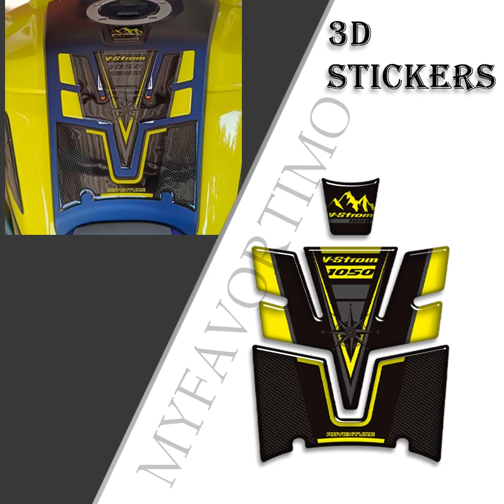 2019 2020 2021 2022 Motorcycle For Suzuki V STROM VSTROM DL 1050 XT 1050XT DL1050 Protector Stickers Fuel Oil Tank Pad Decals