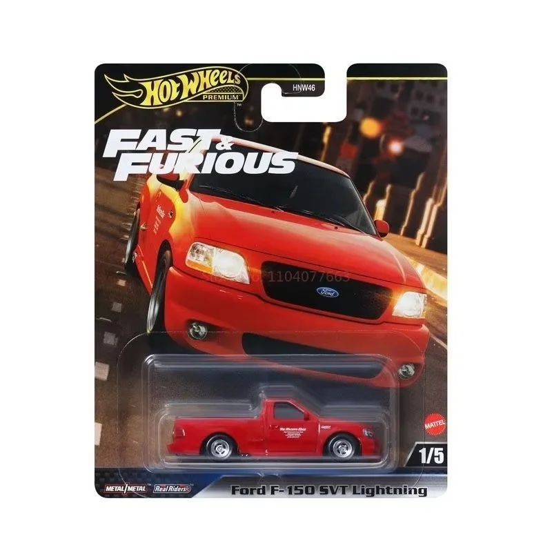 Hot Wheels Fast And Furious Series Car Model Alloy 1/64 Ford F150 Nissan 180 1987Car Model Continental Gt3 Car Model Boy Gift To 5