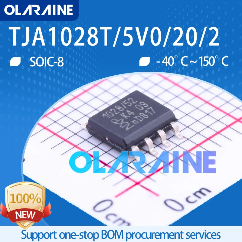 

1-10Pcs TJA1028T/5V0/20/2 SOIC-8 SMD 28 V LIN transceivers IC chips
