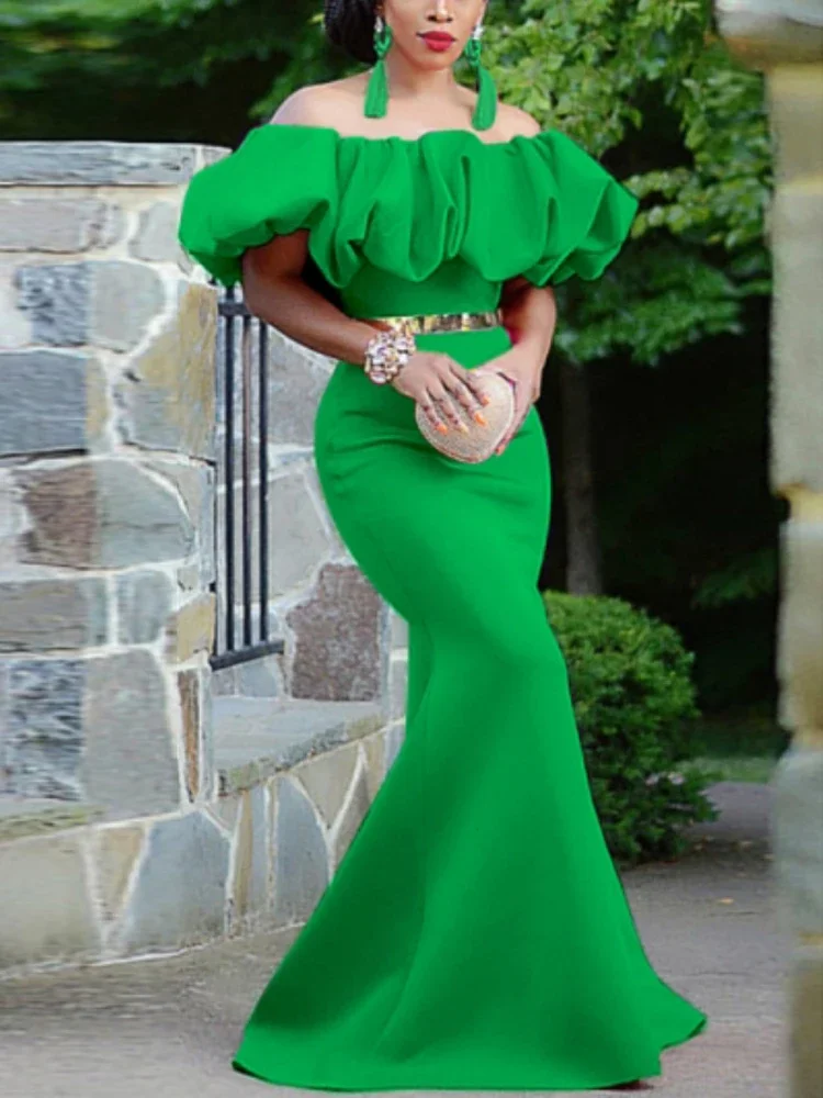 Bright Party Dresses That Turn Heads  My Real Experience Wearing This  Emerald Mermaid Gown